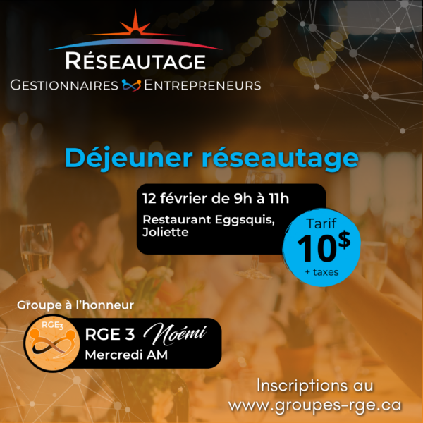 Déjeuner en présentiel de Février
